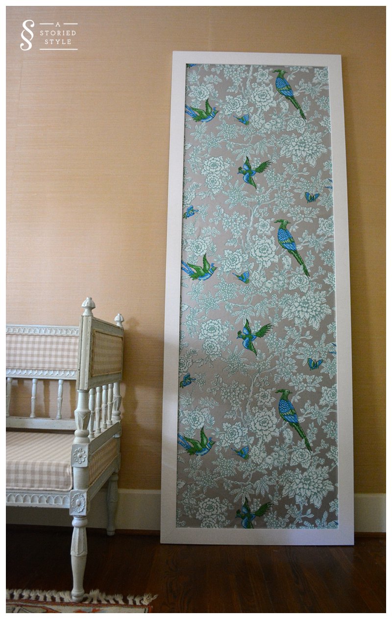 My Framed Wallpaper Panel - A Storied Style